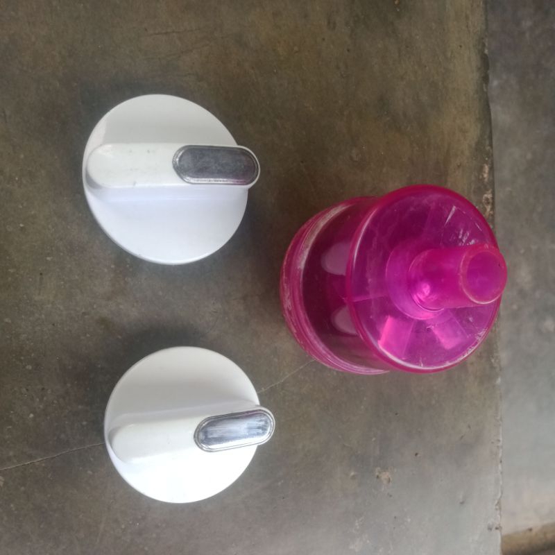 KNOP DAN FILTER AIR MESIN CUCI SANKEN 2 TABUNG ORIGINAL COPOTAN