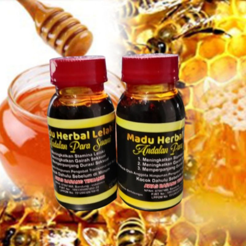Madu herbal lelaki madu kuat tahan lama madu vitalitas pria