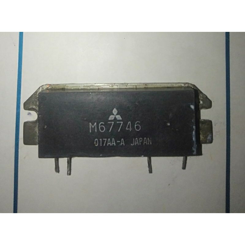 Tr Modul M67746 kondisi normal Watt 55++ siap pakai untuk Kenwood 241/221 alinco Mk2 ,icom 28 H/25 H