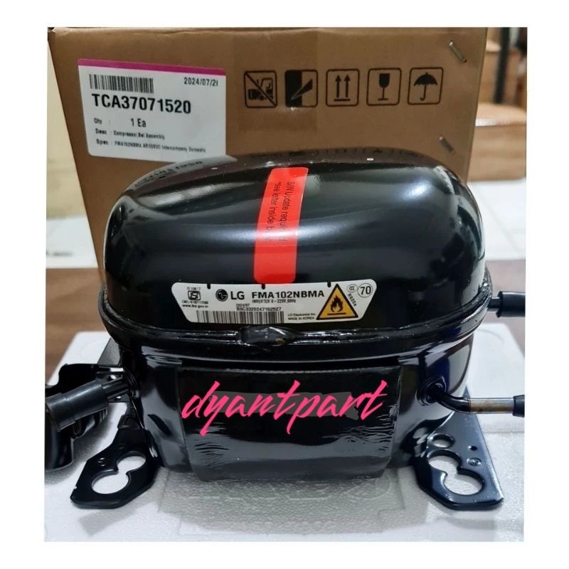 KODE HT Kompresor Kulkas LG Inverter FMA102NBMA TCA37071520