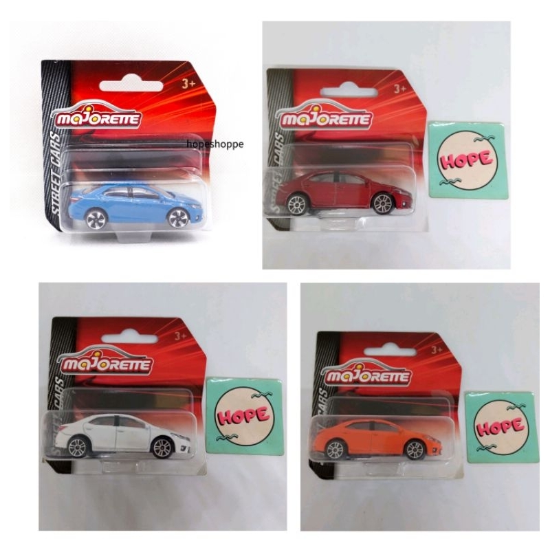 Majorette Street Cars Toyota Corolla Altis Original Metal Diecast Mobil