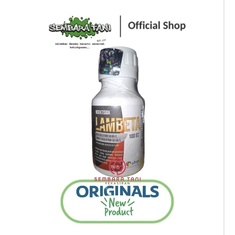 LAMBETA 100 MILI | INSEKTISIDA | BETA SIFLUTRIN DAN LAMDA SIHALOTRIN