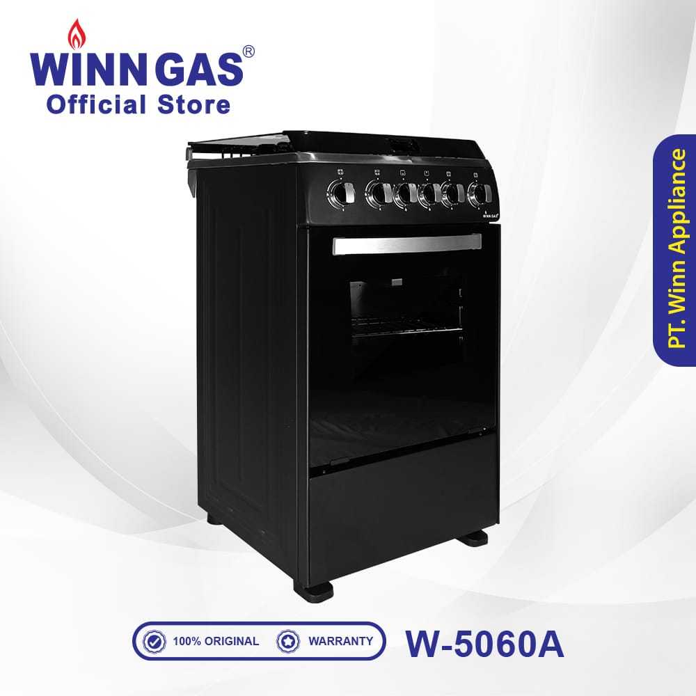 WIN GAS KOMPOR STANDING 4 TUNGKU + OVEN DIBAWAH