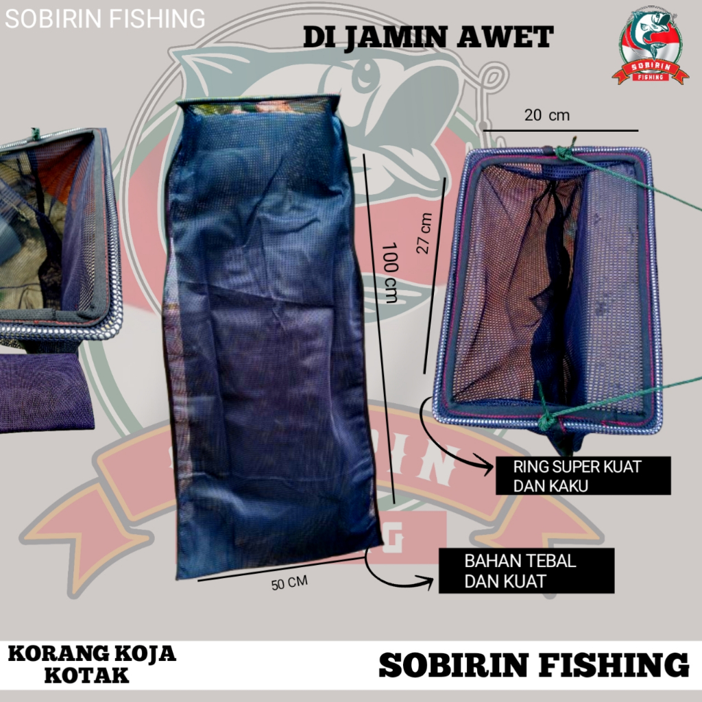 [Ready] korang koja ikan super tebal dan kuat .koja wadah ikan