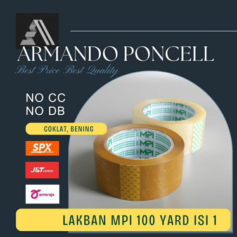 

Lakban MPI 45mm x 100 yard 1pcs