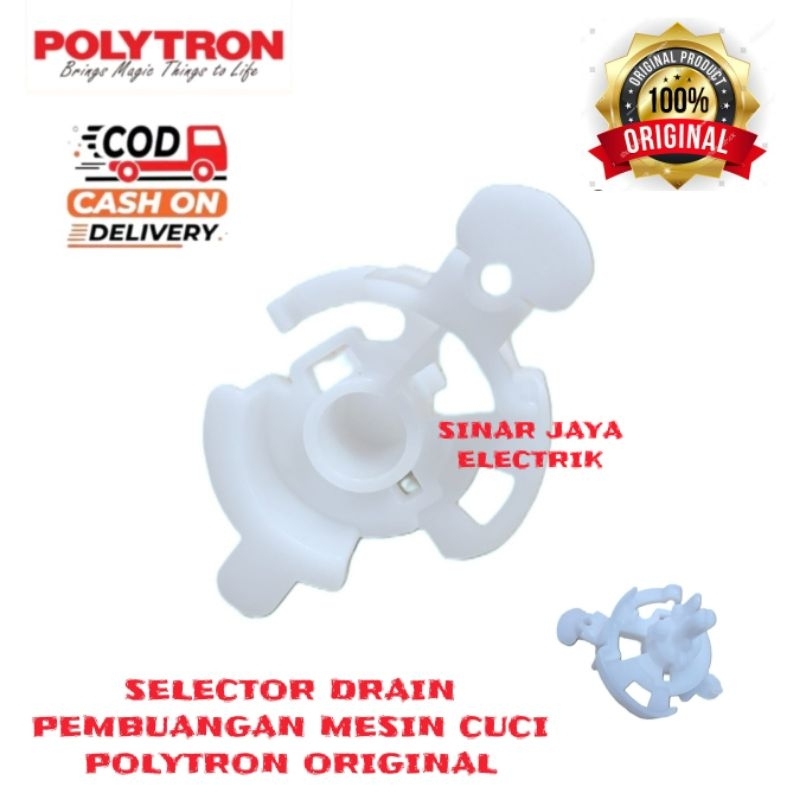 SELECTOR DRAIN PEMBUANGAN MESIN CUCI POLYTRON ORIGINAL