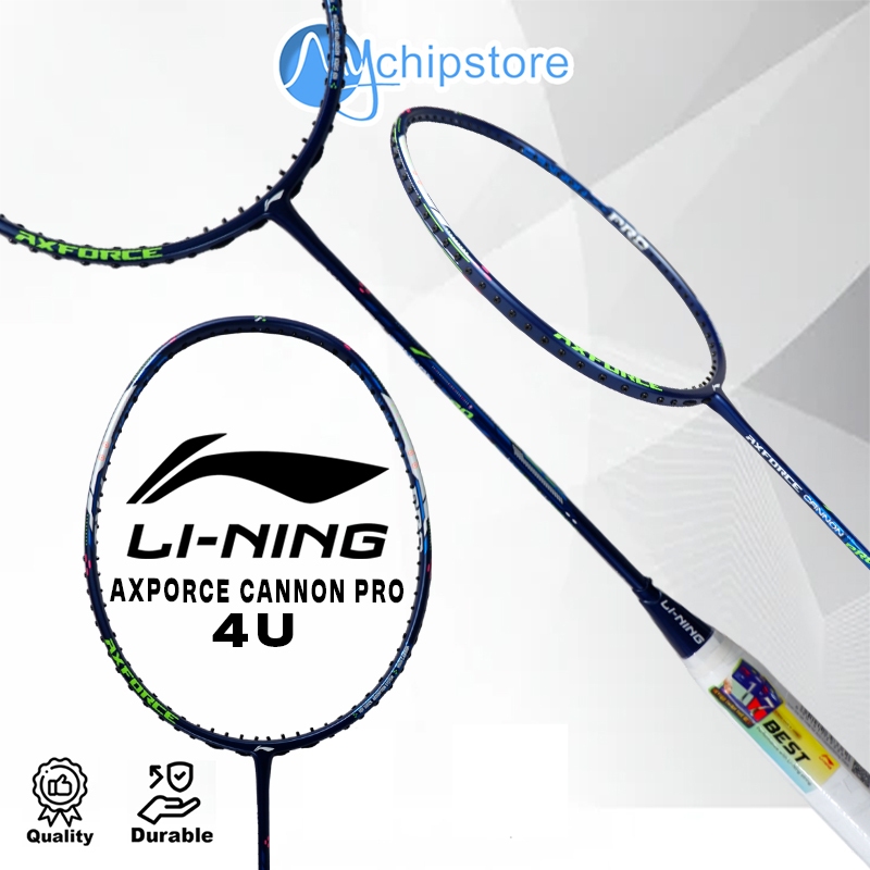 Raket Badminton ORIGINAL LINING AXFORCE CANNON PRO 5u 4u + TAS