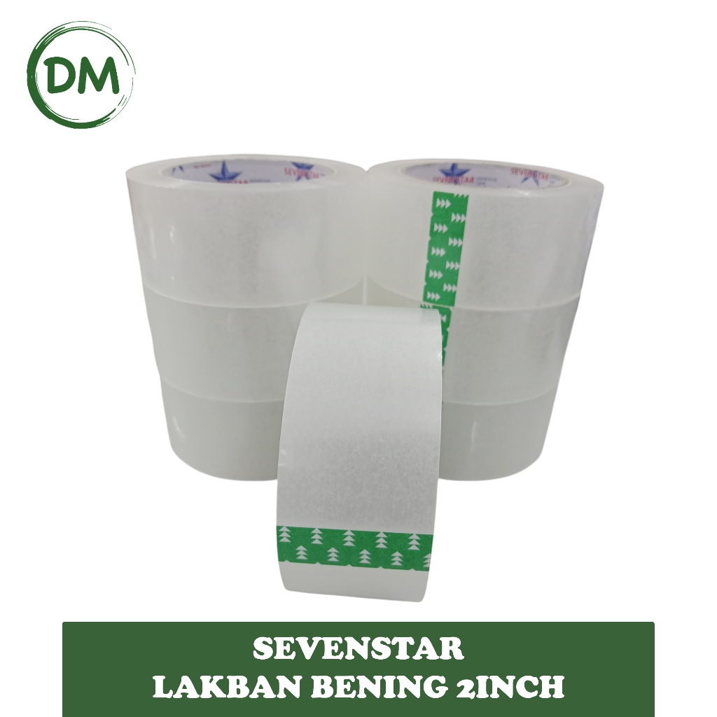 

DM- LAKBAN / ISOLASI / OPP 2" MERK SEVEN STAR ORIGINAL