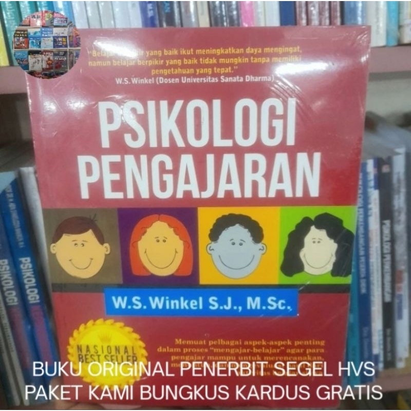 Psikologi Pengajaran - W.S. Winkel Buku Original HVS