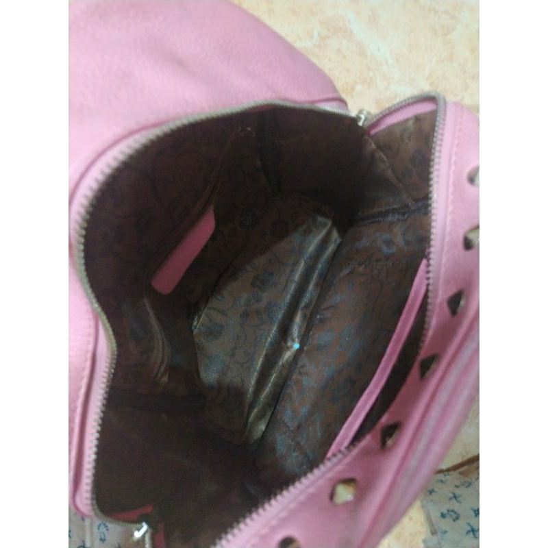 ransel kulit asli second