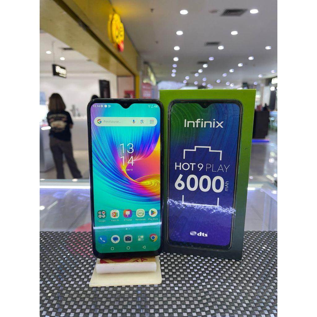 INFINIX HOT 9 PLAY 2/32GB SECOND SEKEN BEKAS RAM 2 INTERNAL 32
