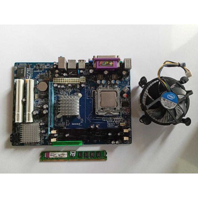 G41 LGA 775 C2D E7400 free Ram 2gb+fan