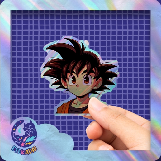 

Stiker Hologram Anime Dragon Ball Goku Potrait