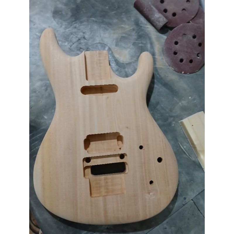 body ibanez js joe satrianii unfinised 22 fret