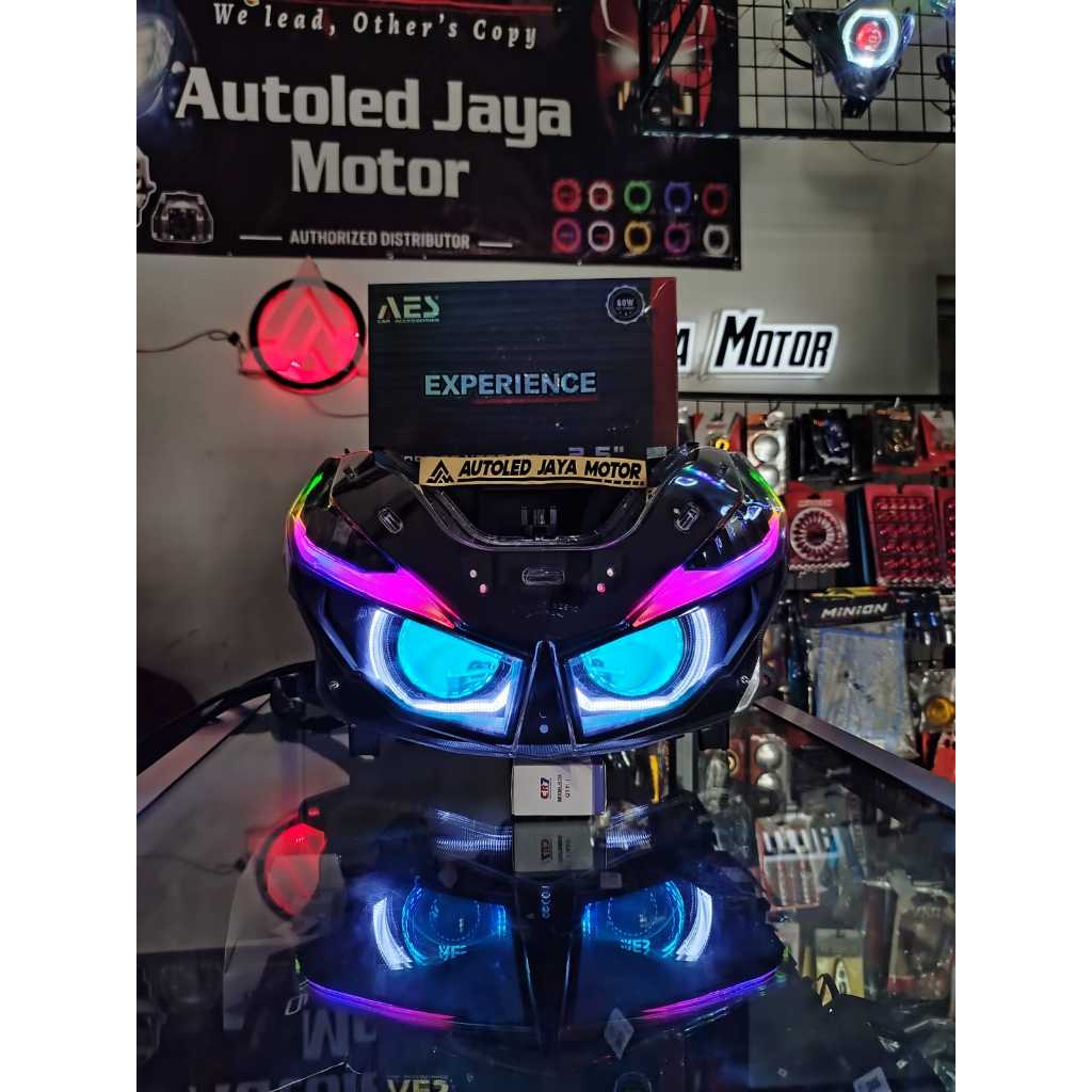 BILED VARIO 125 150 LED OLD CUSTOM BILED AES EXPERIENCE FULL SET REFLEKTOR