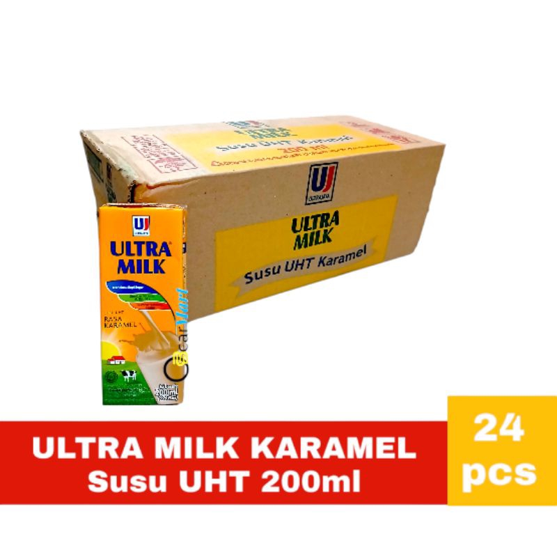 

Susu ULTRA MILK KARAMEL 200ml 1 Dus isi 24 Kotak GSVmart