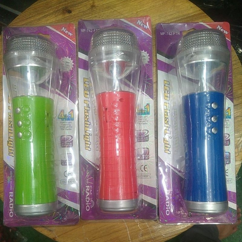 Senter tangan LED pakai baterai AA