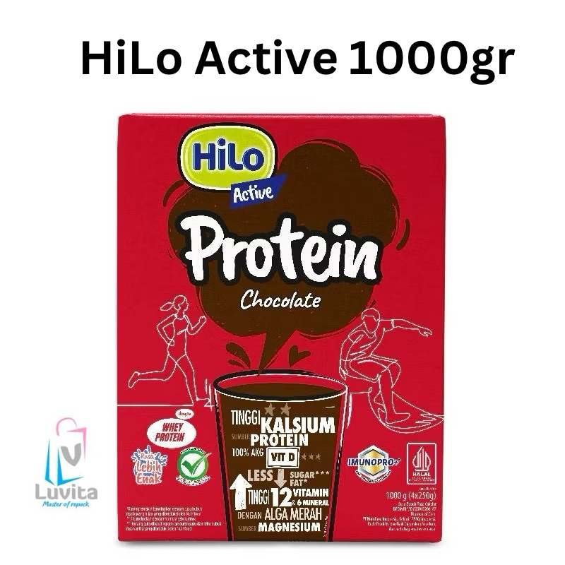 

HiLo Active Chocolate Coklat / Vanila 1000 gram 1 kg