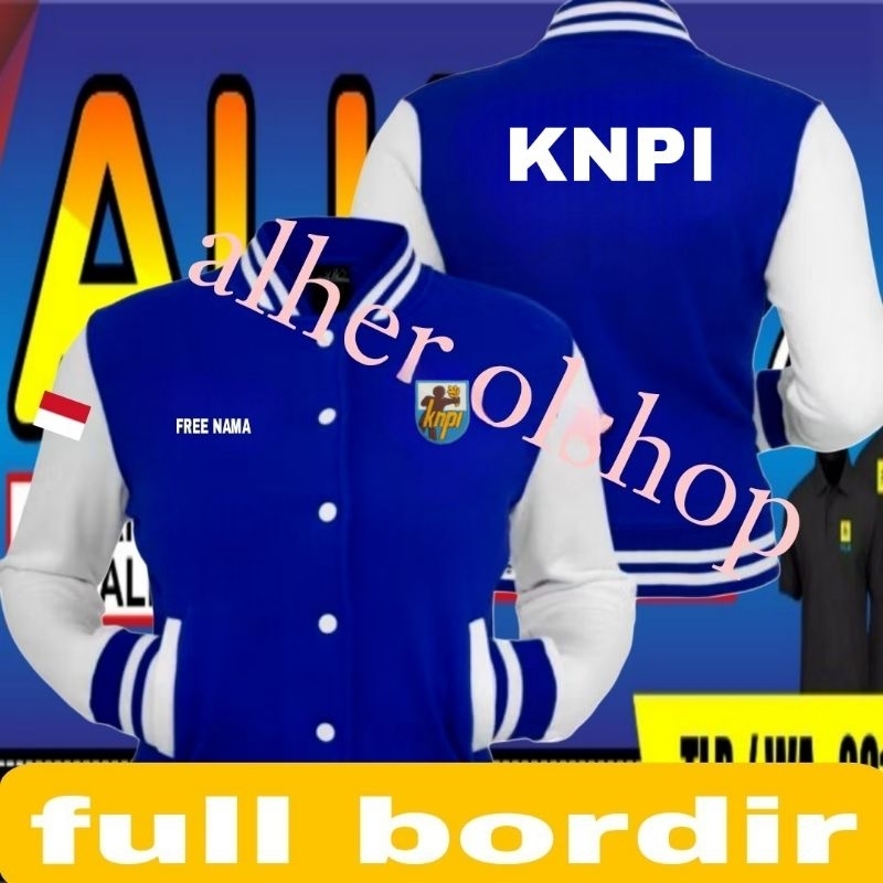 jaket bordir KNPI jaket KNPI jaket baseball KNPI jaket komite nasional PEMUDA Indonesia bomber KNPI 