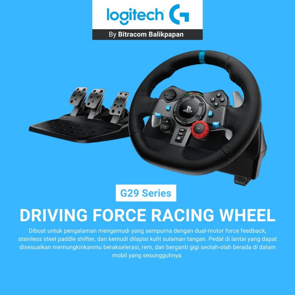 Stir Gaming Mobil Logitech - G29 - Driving Force Racing Wheel Stir Gaming Mobil
