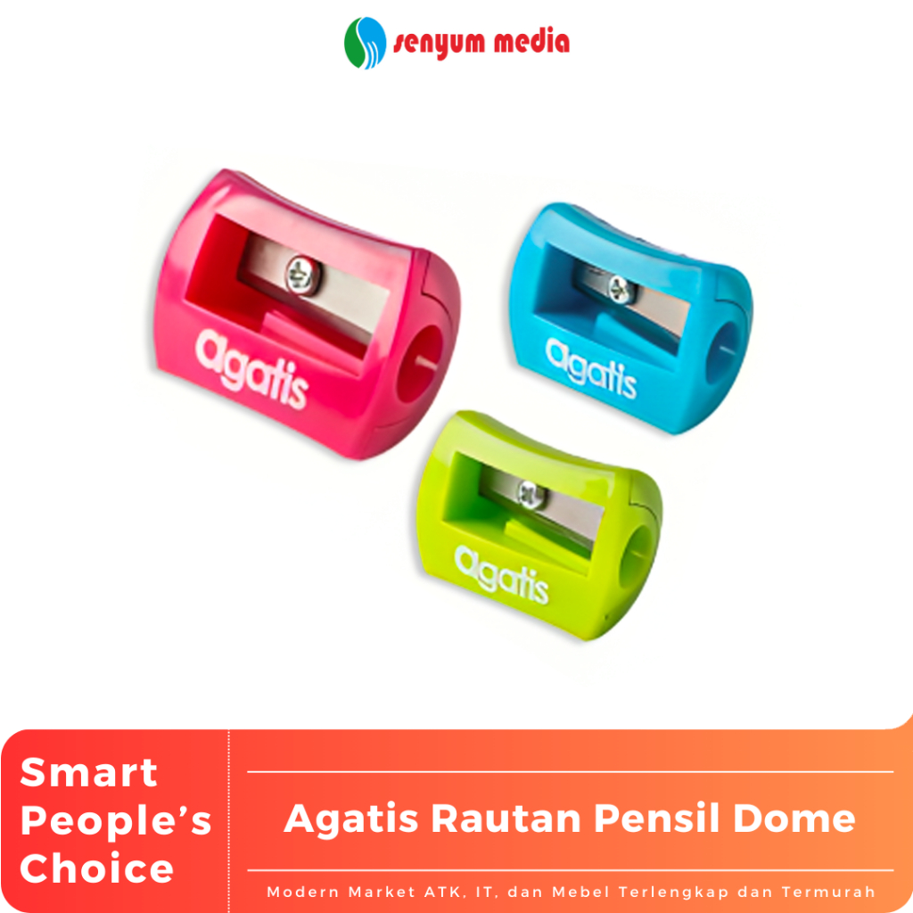 

Agatis Rautan Pensil Dome (1 Pcs) (S:PCS)