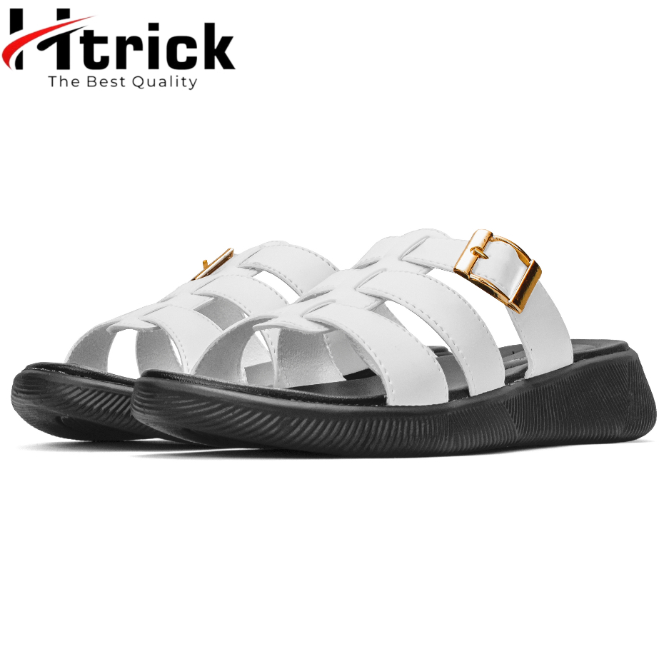 HTRICK SENDAL WANITA WEDGES 3CM PREMIUM PLATFORM HAK TINGGI KOREA STYLE