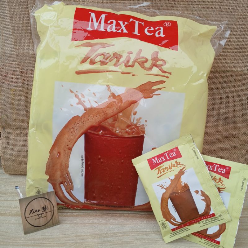 

Max Tea Teh Tarik / Minuman Serbuk Teh Rasa Teh Tarik 1250g (50 sachet @25g)