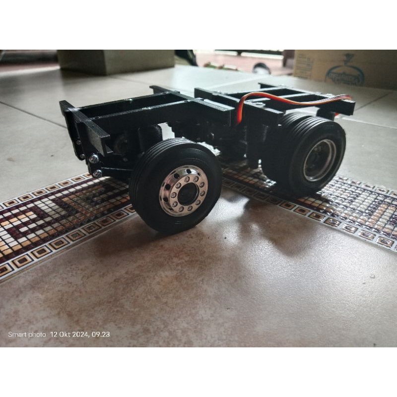 Suspensi miniatur bus single axle skala 18/20 suspensi only tanpa ban