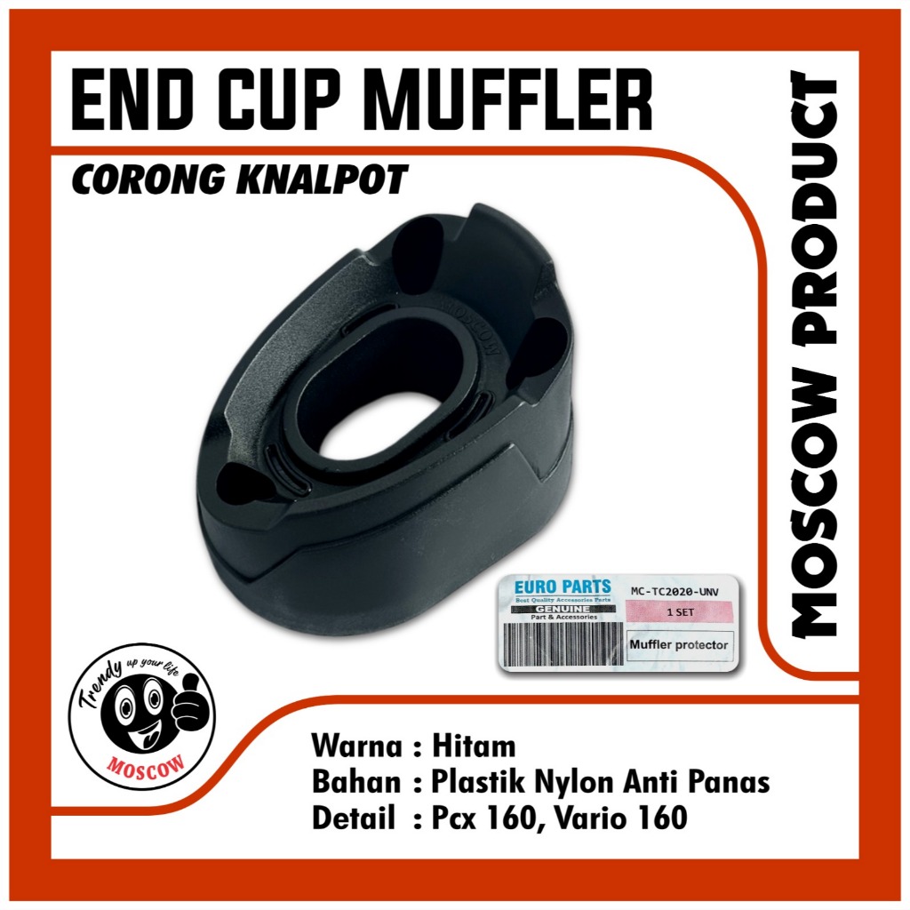 END MUFFLER END CUP MONCONG KNALPOT VARIO 160 2020 - NOW PCX 160 END MUFFLER VARIO 160 PCX 160 2021 