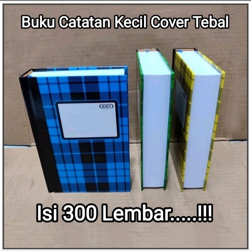 

1 Pcs Buku Catatan Kecil Cover Tebal 300,200,100 Lembar