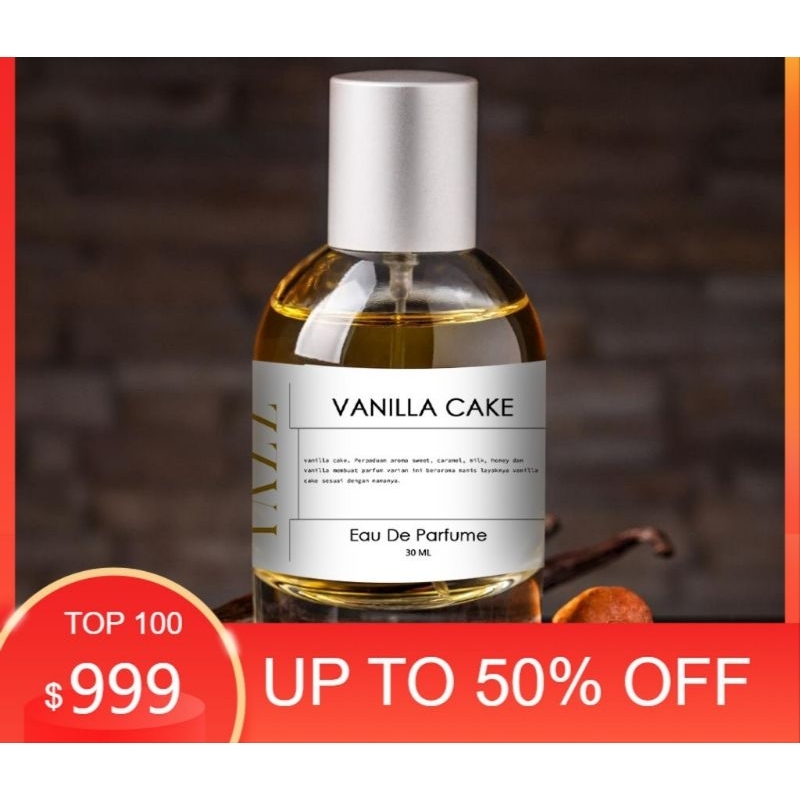 Parfum Murah Vanila Cake Eau De Parfum Banyak Varian Wangi tahan lama 35Ml/Parfum cewek Cowok Bisa P