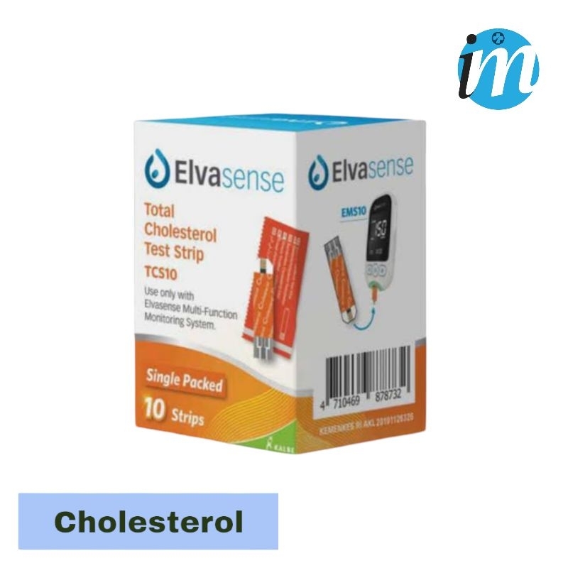 Strip Elvasense Kolesterol Isi Ulang Elvasense Kolesterol  Refill Elvasense Cholesterol Isi 10