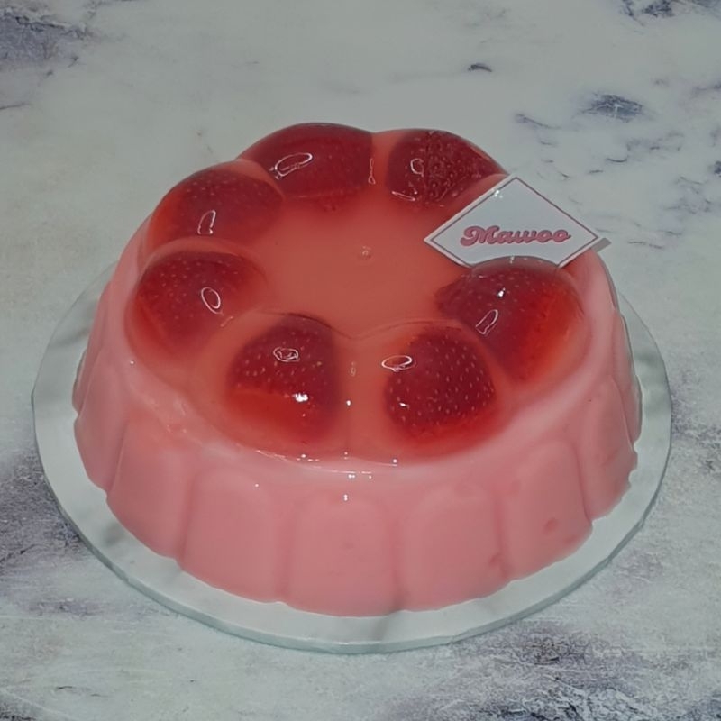 

PUDDING STROBERI || CLASSIC MINIMALIST || CUTE || PERSONAL || STRAWBERRY || PERAYAAN ULANG TAHUN