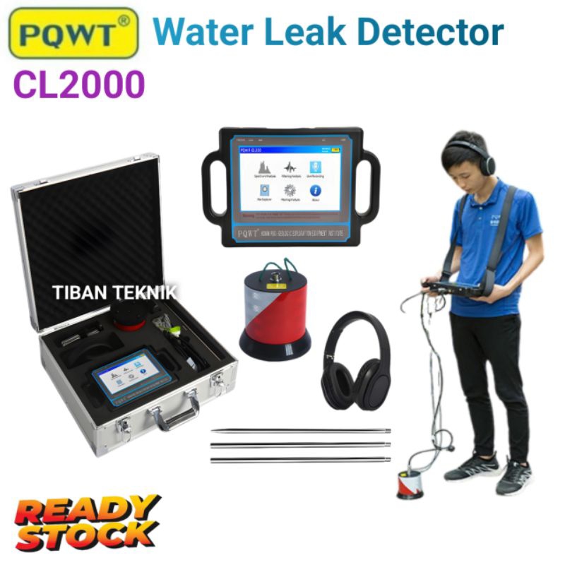 PQWT CL200 Water Leak Detector Underground 0-2M Pipe Water Leak PQWT
