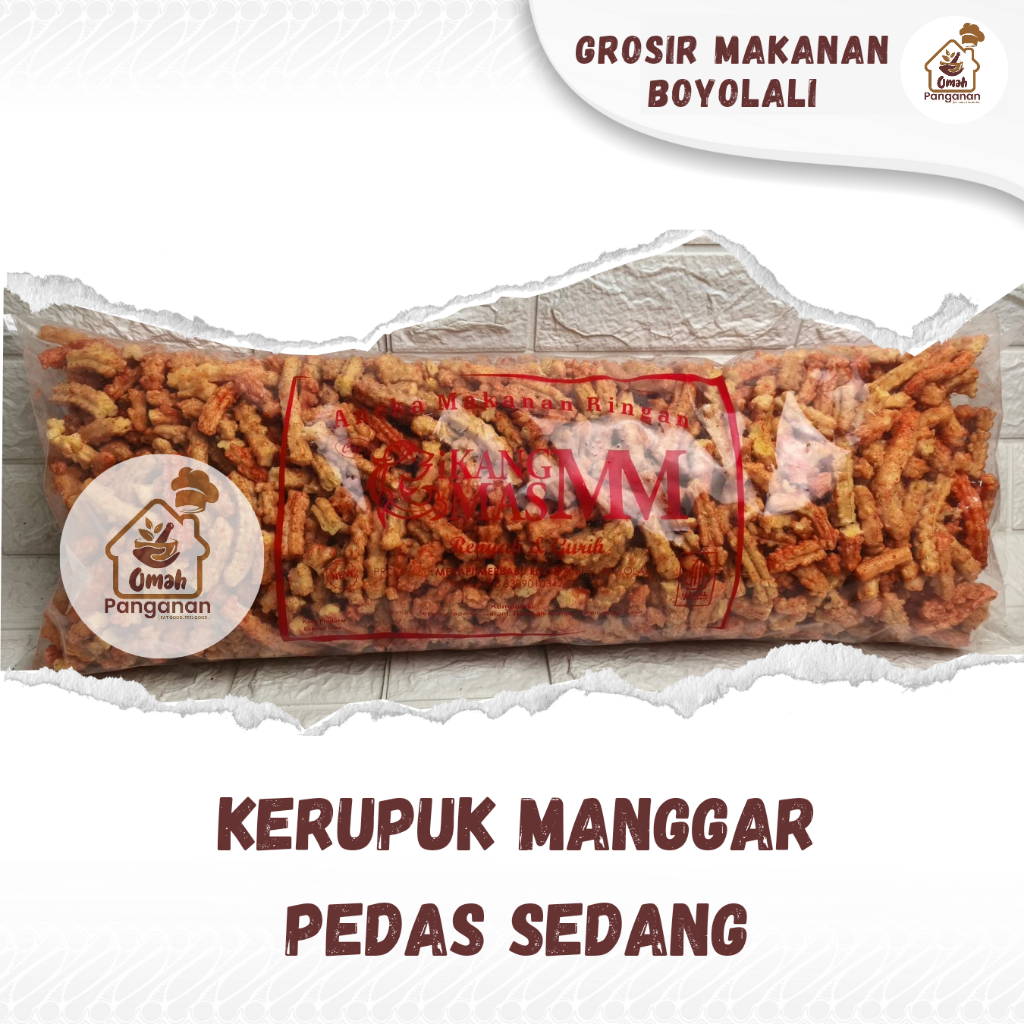 

Kerupuk Manggar Pedas 1 Bal 800 Gram