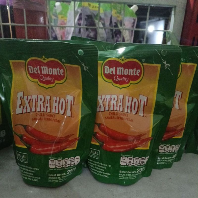 

Del monte extra hot kemasan refil 200 f exp aman