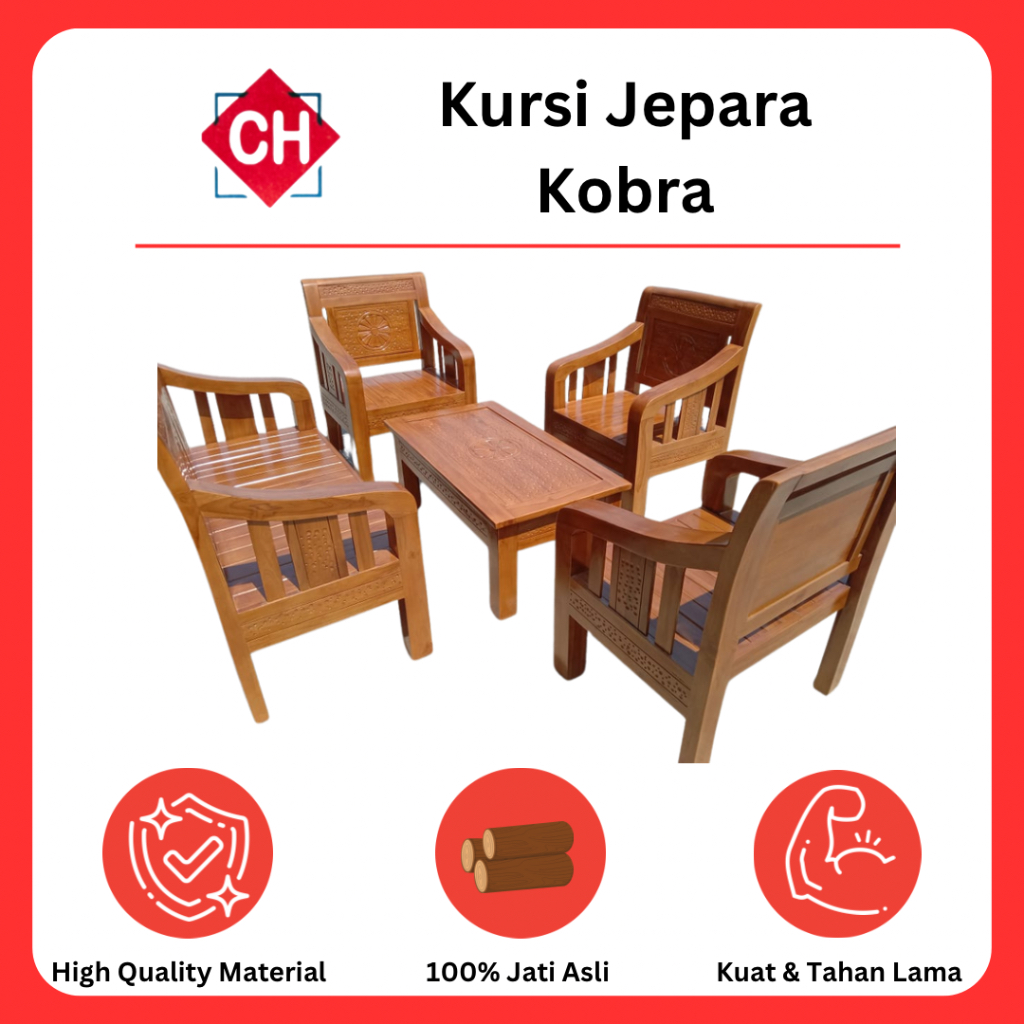Kursi Ruang Tamu Jepara Kobra Kursi Teras Jati Jepara Asli Kursi Minimalis Jepara