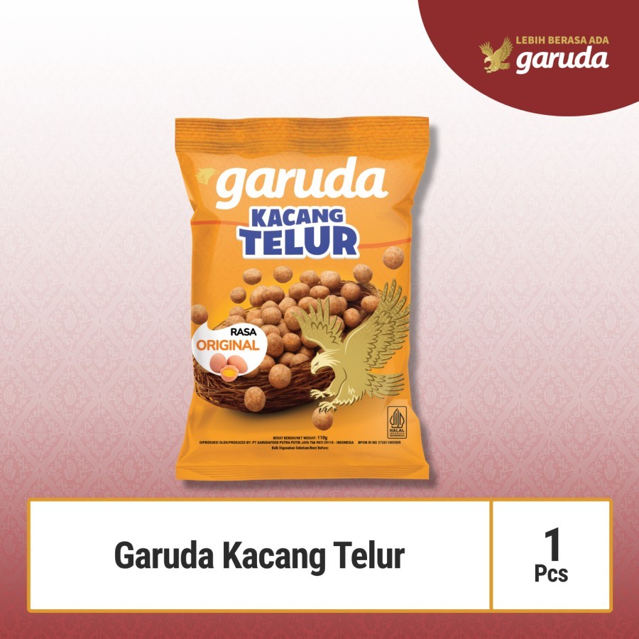 

Garuda Kacang Telur - Snack / Cemilan 100gr