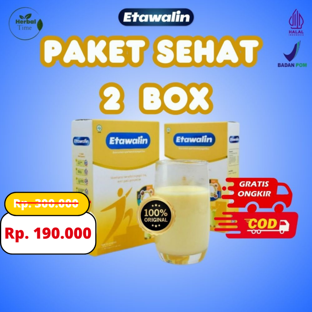 

[ 2 box ] Etawalin - Susu Kambing Atasi Nyeri Sendi Sakit Lutut Dan Asam Urat | Susu Kambing Etawa Tingkatkan Kepadatan Tulang Isi 200gram | Etawalin Susu Etawa Herbal Nyeri Sendi Official 1 Box