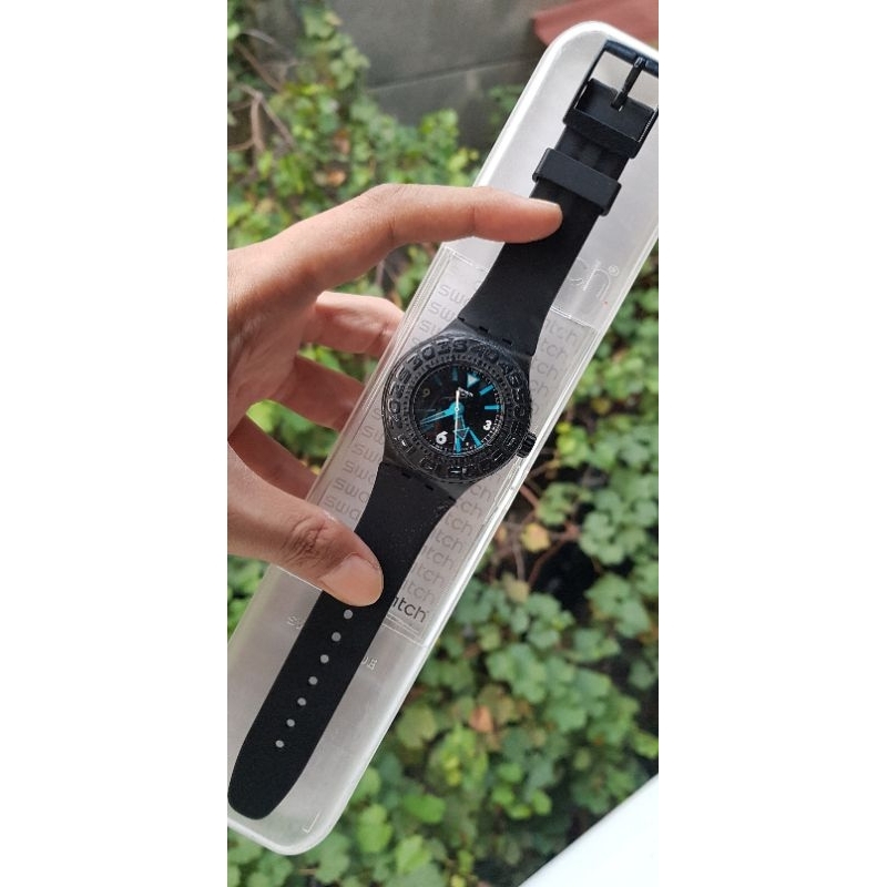 swatch scuba libre black