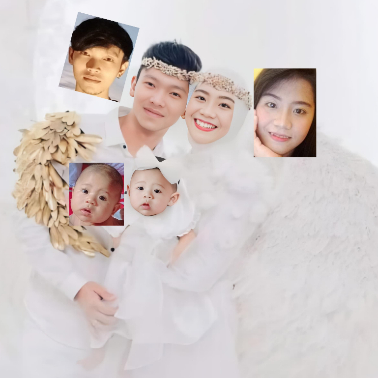 EDIT PROFESIONAL MENGGABUNGKAN FOTO TERPISAH FOTO KELUARGA/TIDAK ADA FOTO STUDIO/MENGGABUNGKAN FOTO 