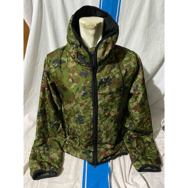 Jaket Polar Hangat Motif Camo Loreng Woodland JSDF Tentara Jepang Japan Army
