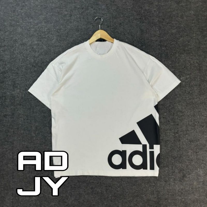 KAOS T-SHIRT ADIDAS BIG LOGO PREMIUM | BAJU PRIA WANITA BRANDED TERBARU KEKINIAN MURAH BIG SIZE JUMB