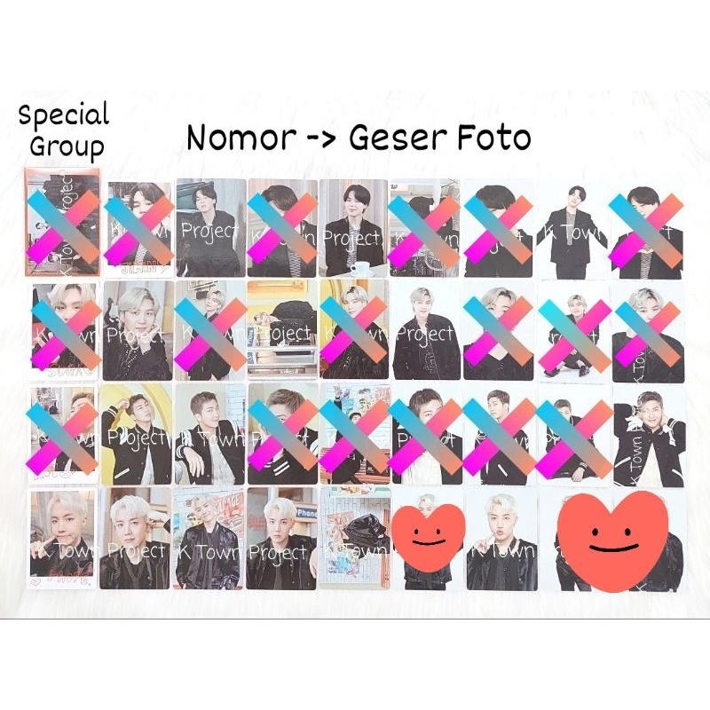 [READY - CLEARANCE SALE] BTS PTD PERMISSION TO DANCE ON STAGE MINI PHOTOCARD SET SPECIAL GROUP JIMIN