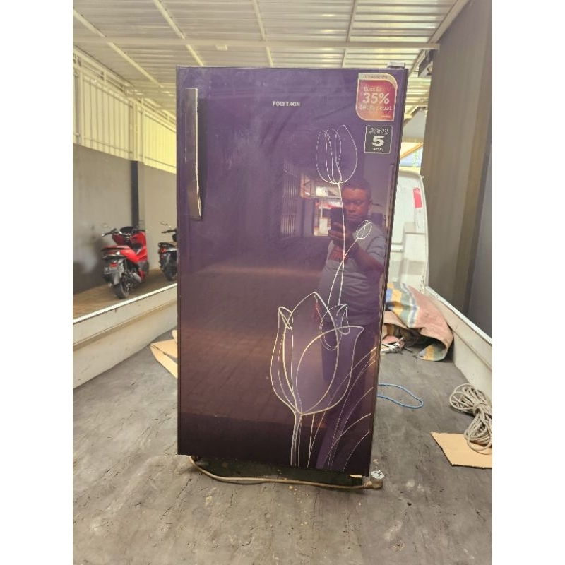 KULKAS 1 PINTU POLYTRON PR 16 BEKAS (NOTA)
