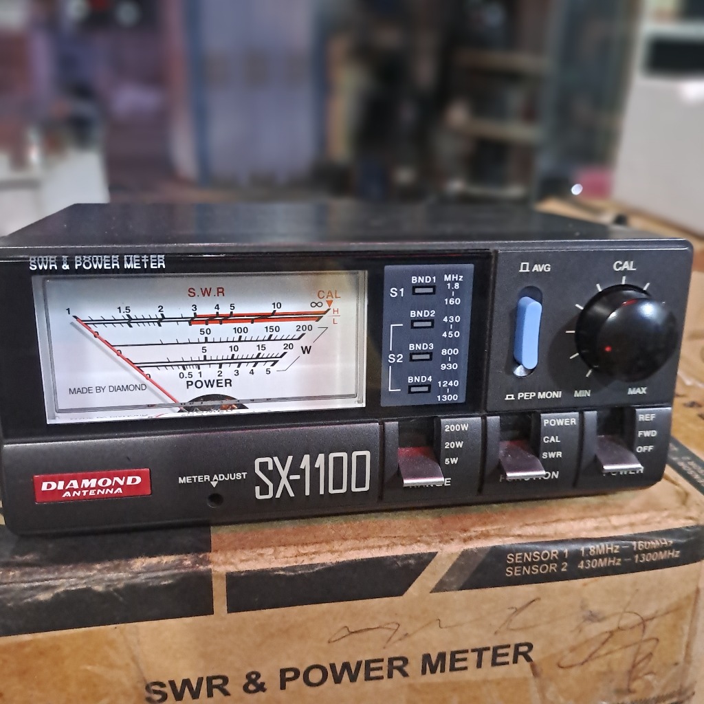 SWR DIAMOND SX1100 ORIGINAL MANTAB Swr SX-1100 MULTIBAND SWR METER Sx 1100 LANGKA DAN MURAH POWER SI