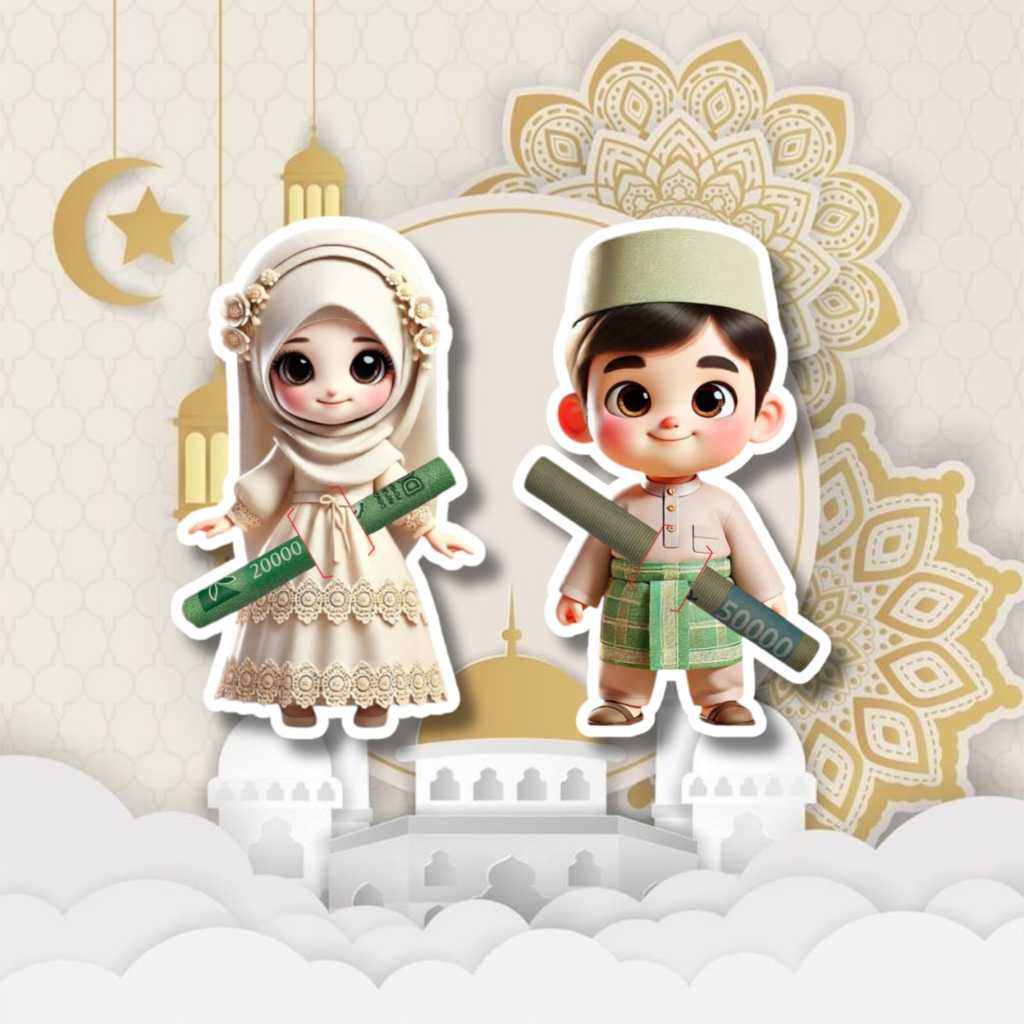 

(isi 10 pcs) amplop lebaran peluk /amplop lebaran 2025 / amplop lebaran karakter 3d lucu gemoy