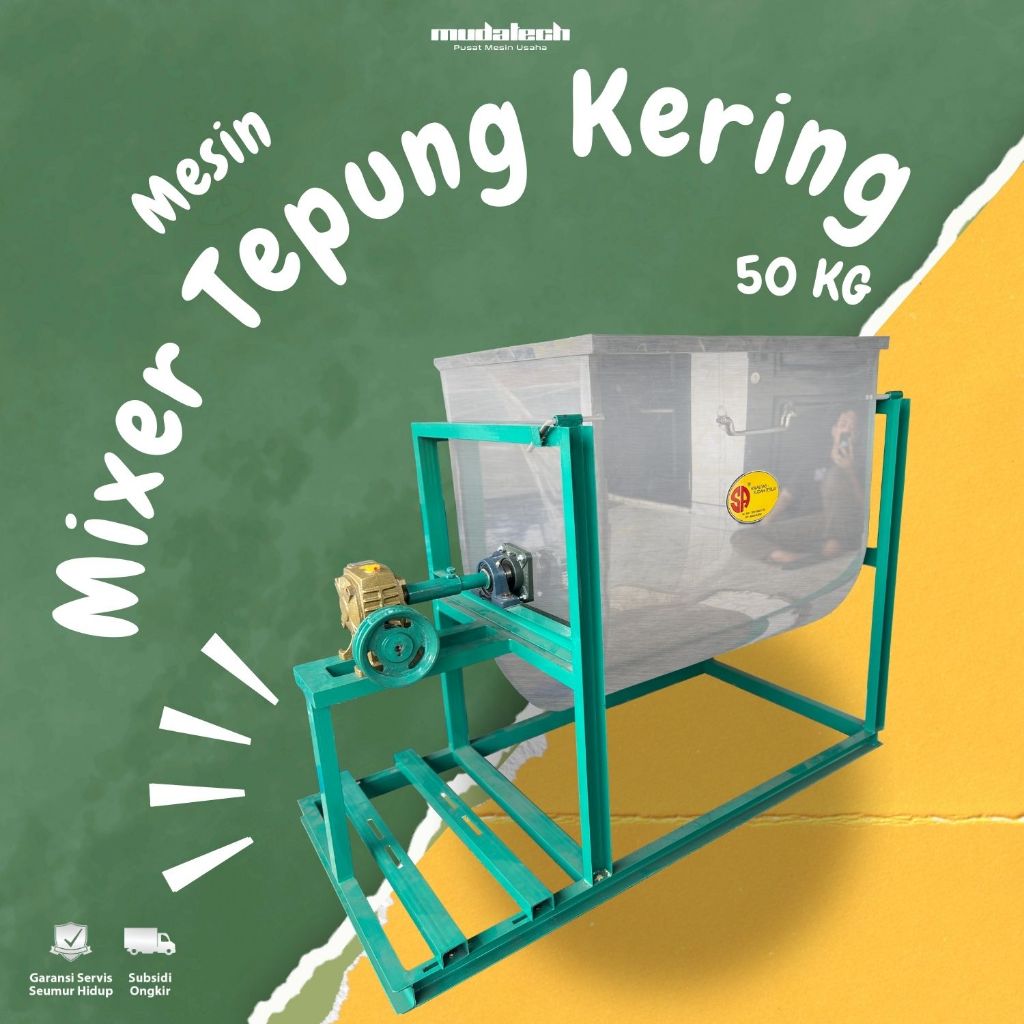 Mesin Pengaduk Tepung Kering Mixer Pengaduk Tepung