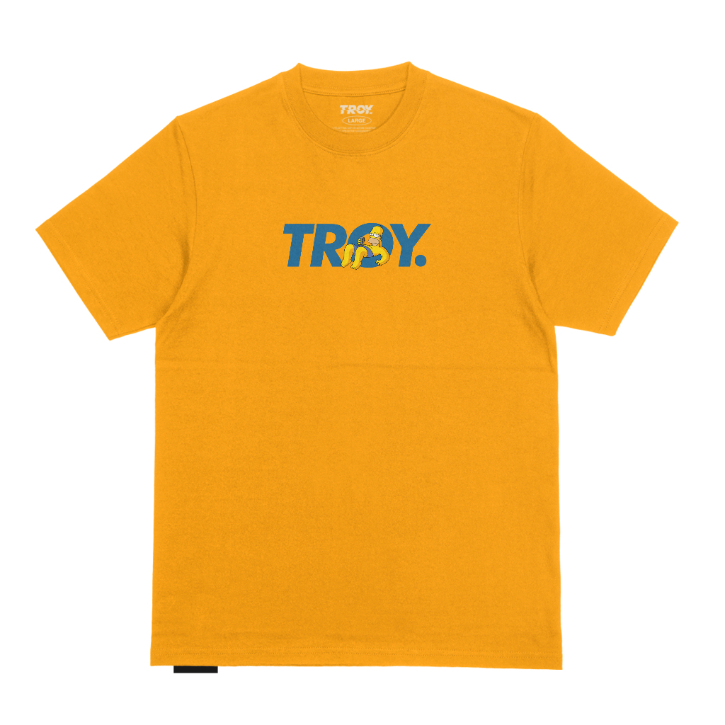 Troy Company Tshirt Yellow Mustard Homer - Kaos Lengan Pendek Kaos Kuning Mustard MTD 2751