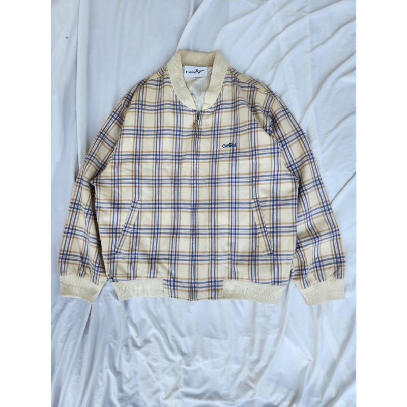 jaket work harrington casual CAFIELD tartan original second pria wanita murah viral